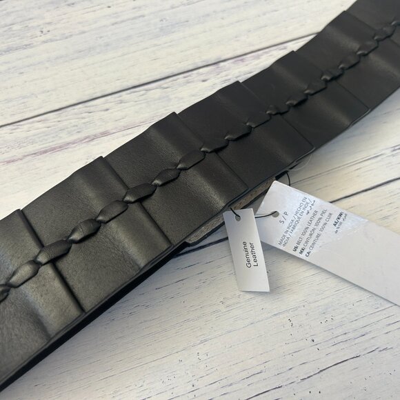 White House Black Market Black Belt - Picture 2 of 2